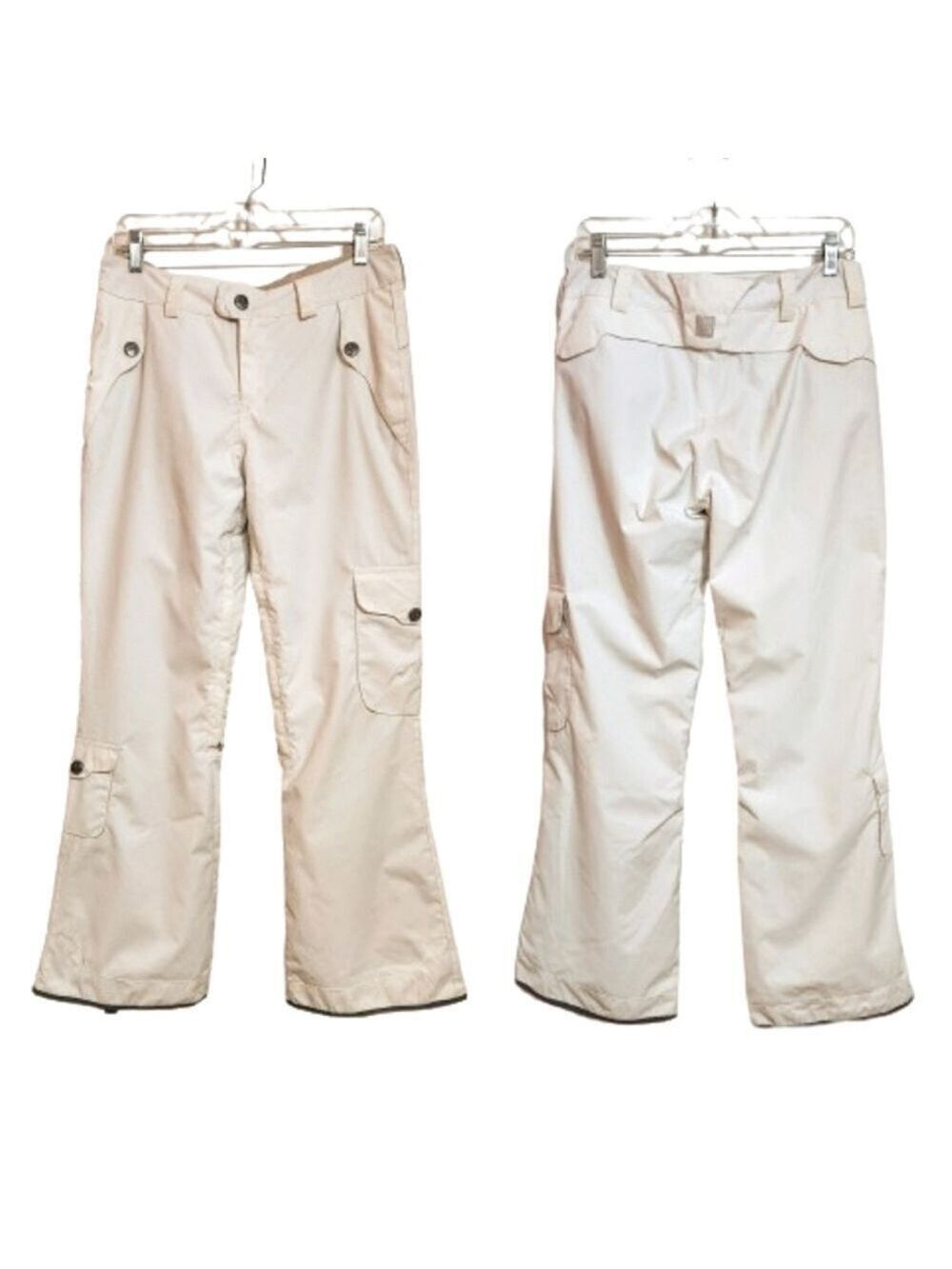 Millennium Three White Cargo Ski Snowboard Pants Medium
